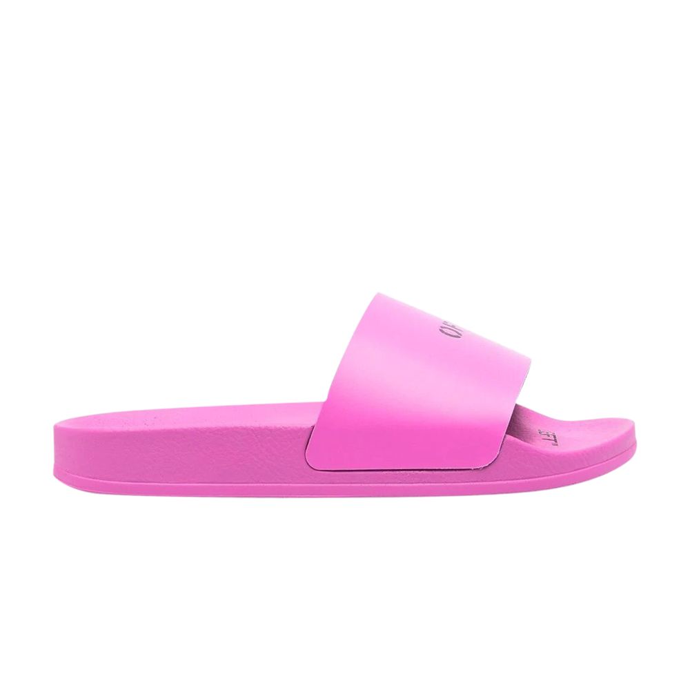 Pre-owned Off-white Wmns Pool Sliders 'fuchsia' | Pink | Women's Size 35