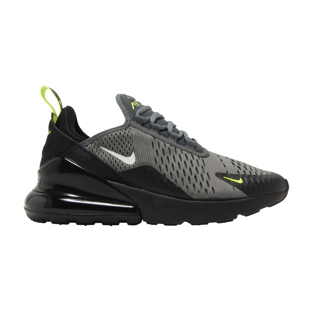 Pre-owned Nike Air Max 270 Gs 'iron Grey Volt' | Kid's Size 6.5