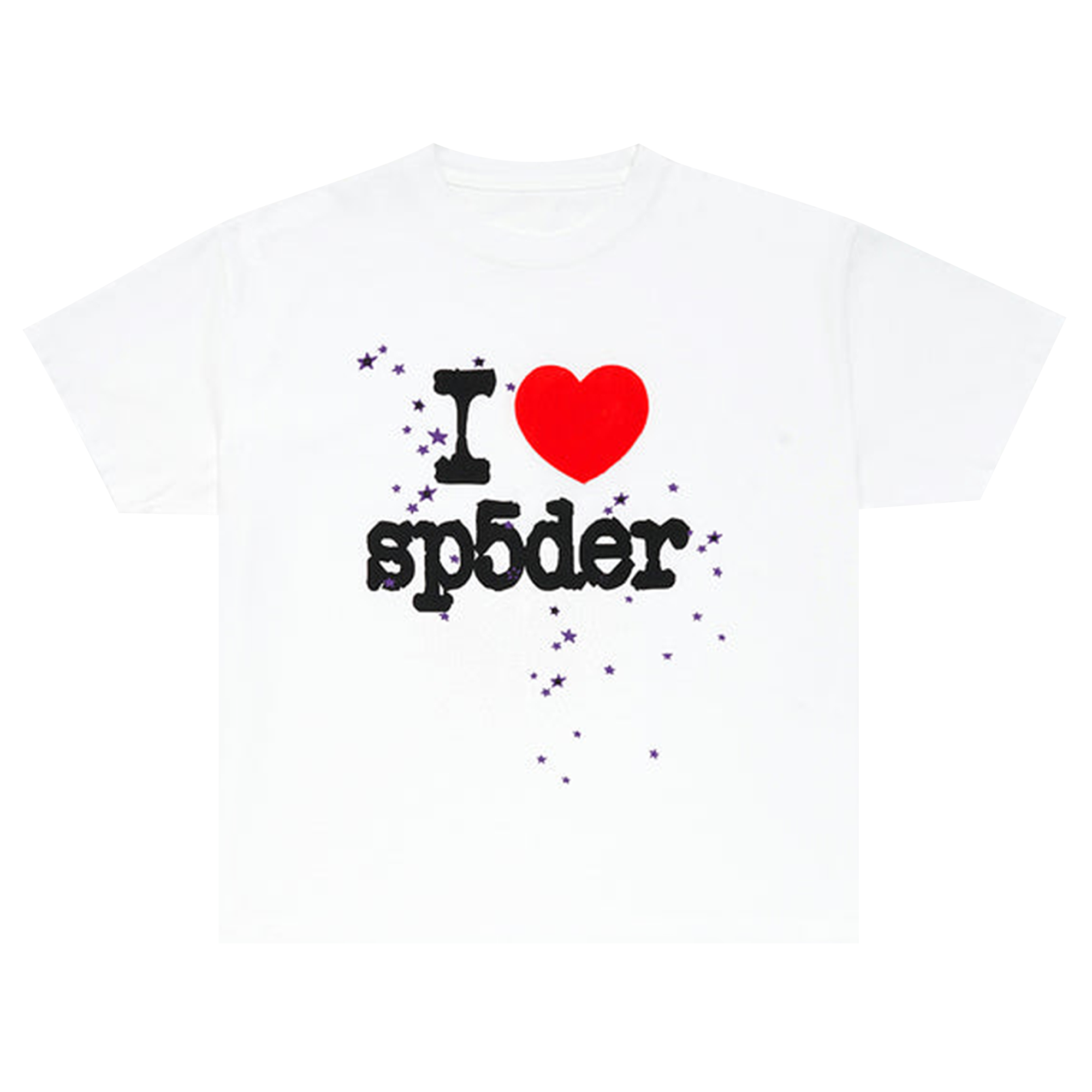 Pre-owned Sp5der I Heart  Tee 'white'