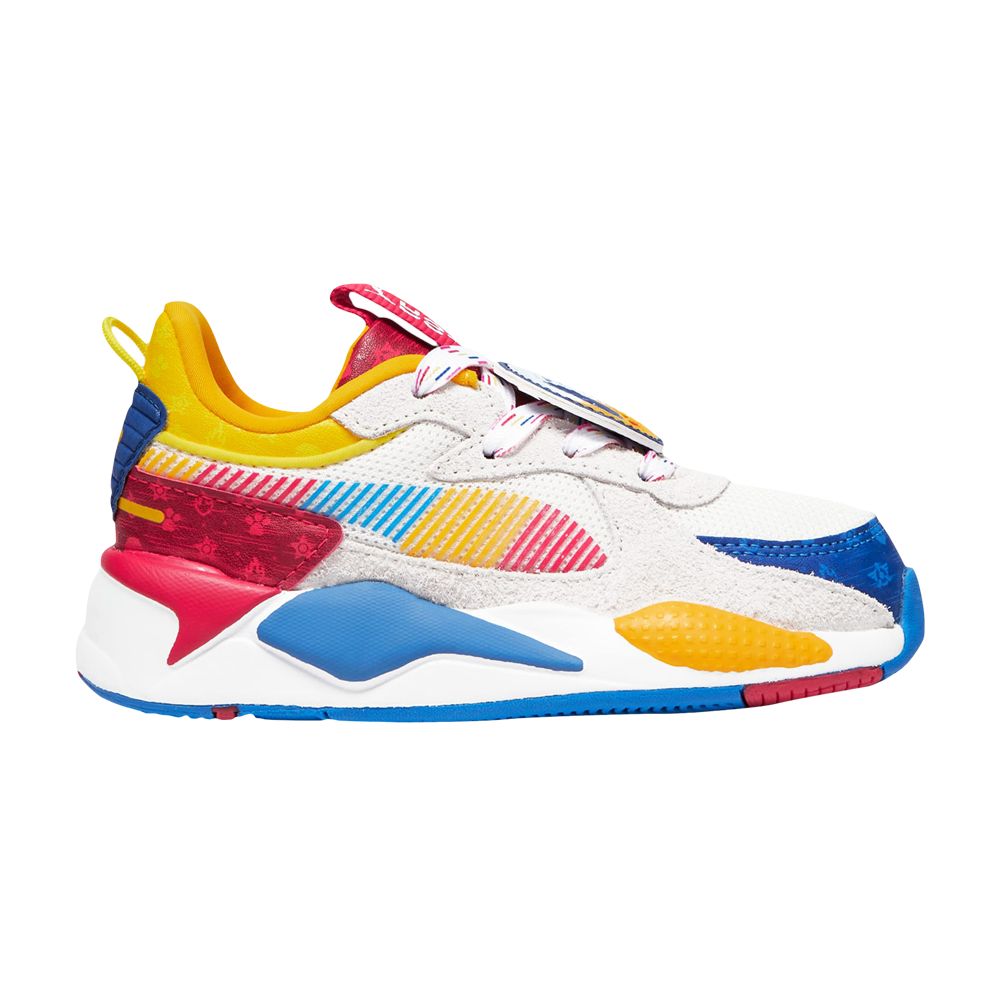 Pre-owned Puma Paw Patrol X Rs-x Little Kid 'roll With The Pack' | White | Kid's Size 3.5