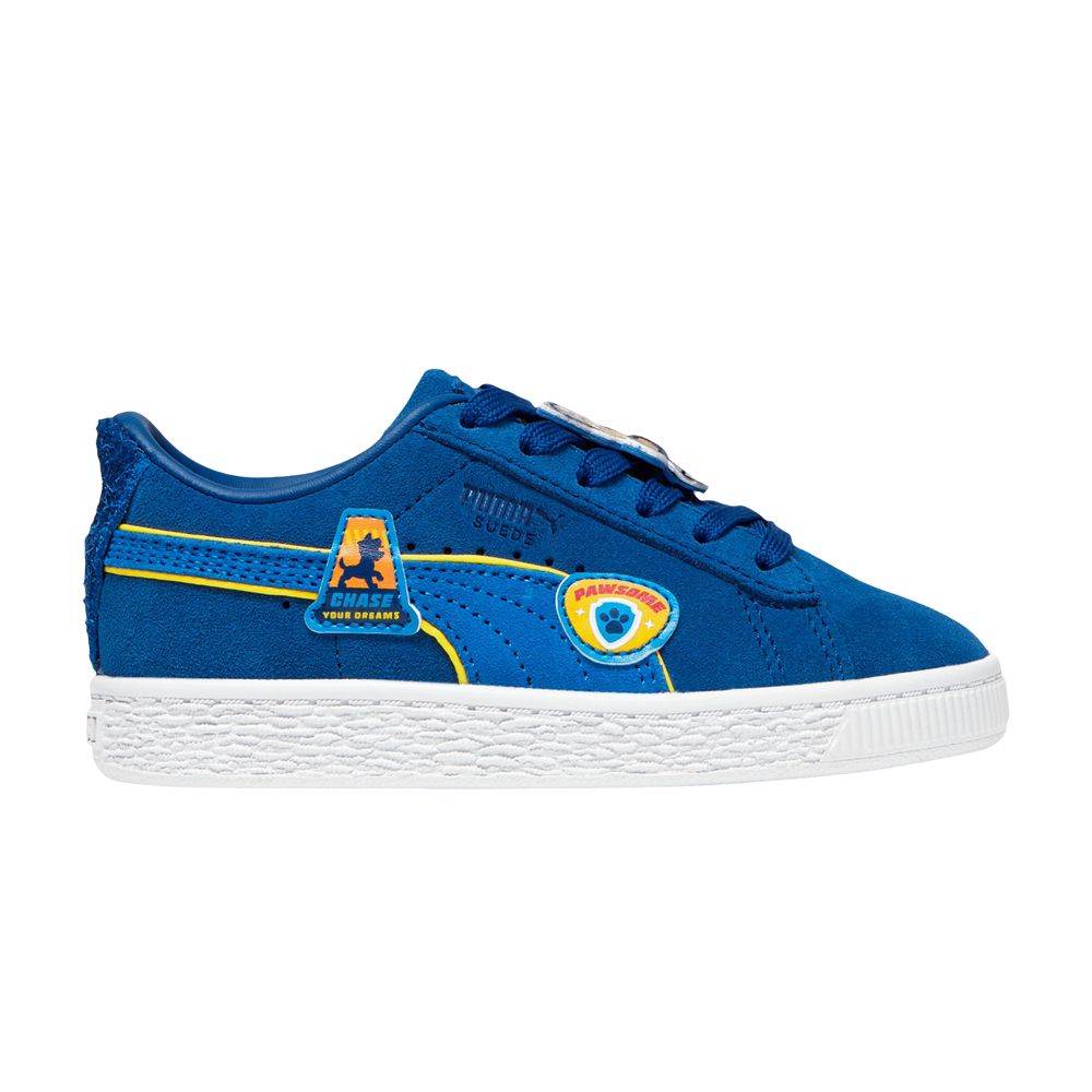 Pre-owned Puma Paw Patrol X Suede Little Kid 'chase' | Blue | Kid's Size 3.5