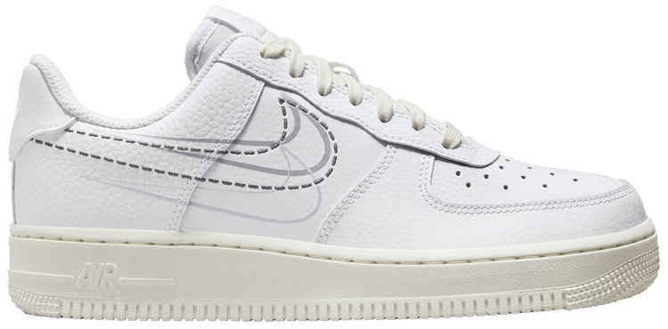 Nike Wmns Air Force 1 Low Multi Swoosh   White Sail