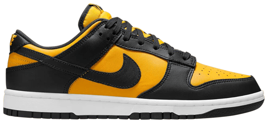 dunk low goldenrod on feet