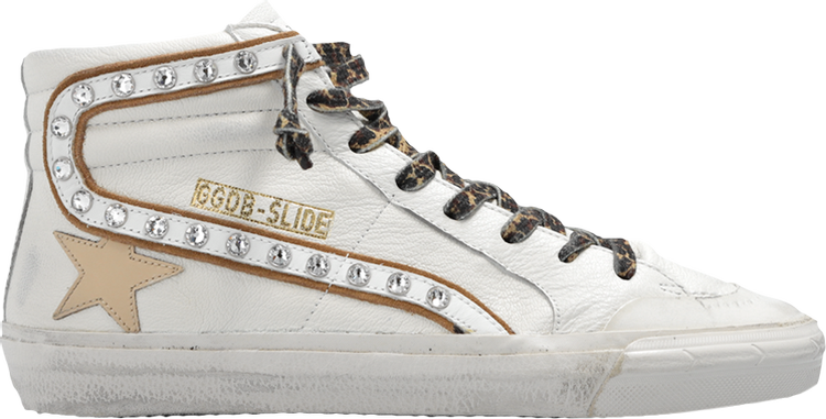 Golden Goose Wmns Slide Sneaker 'White Beige Platinum'