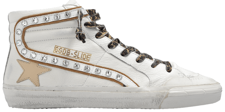 Golden goose white slide deals
