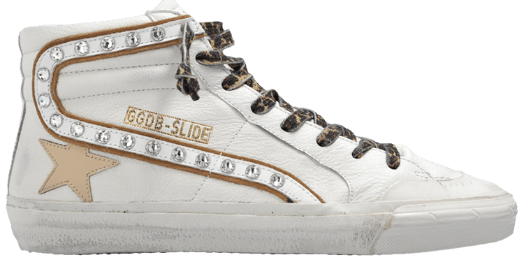 Golden Goose Wmns Slide Sneaker 'White Beige Platinum'