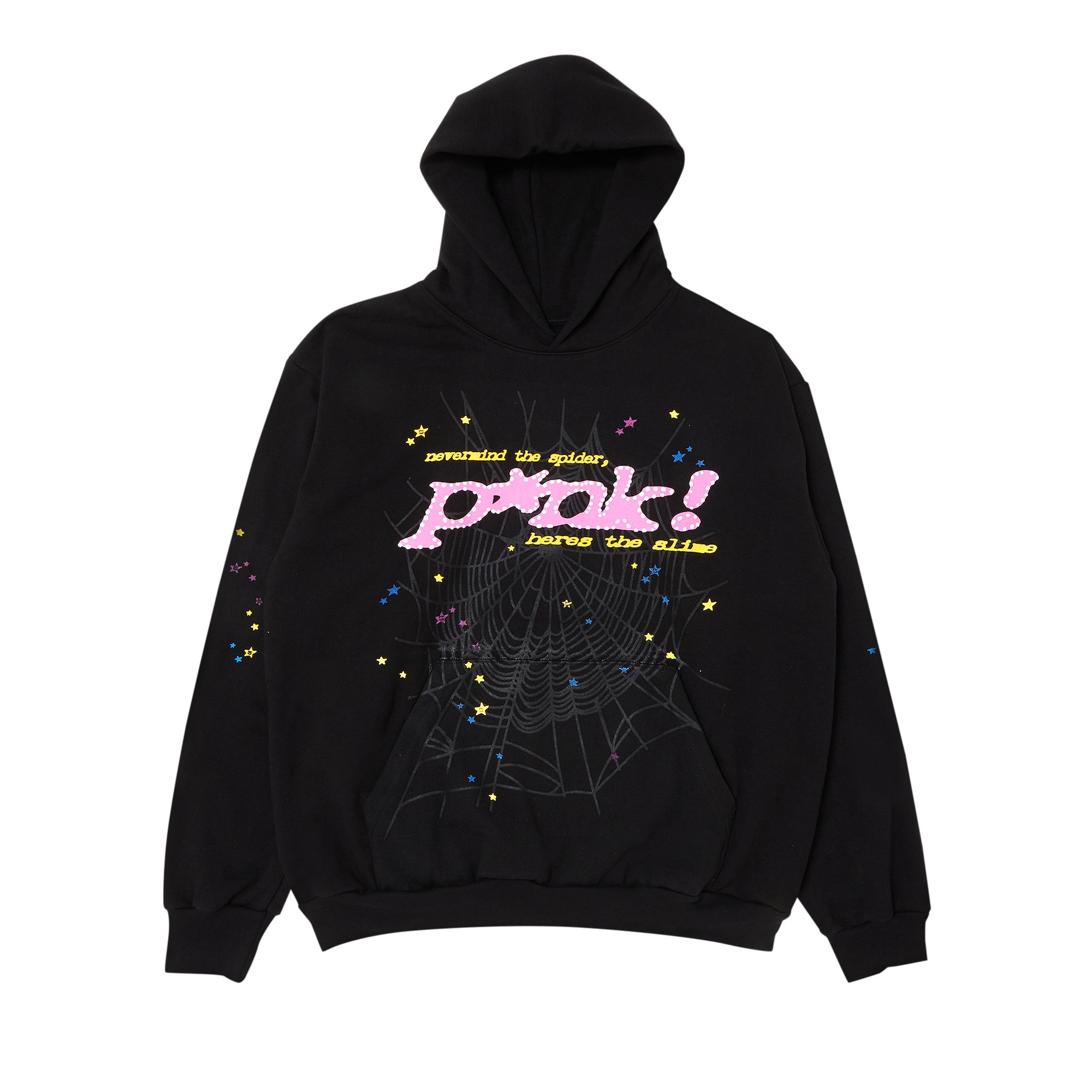Sp5der P*nk Hoodie 'Black' | Men's Size M