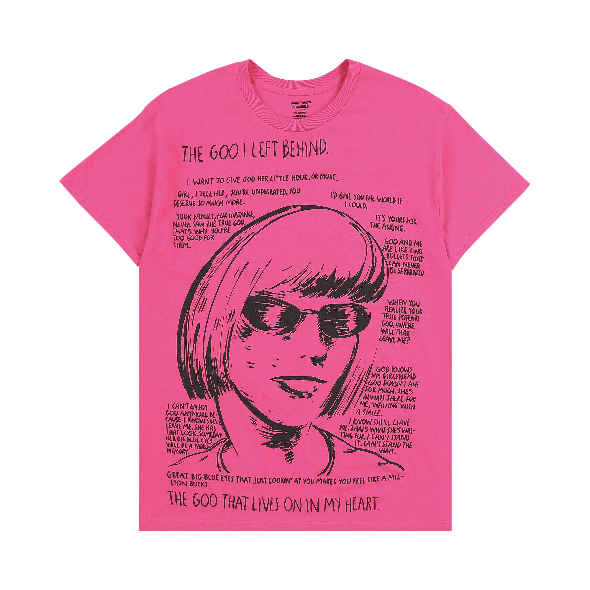 PLEASURES PLEASURES THE GOO T-SHIRT 'PINK'