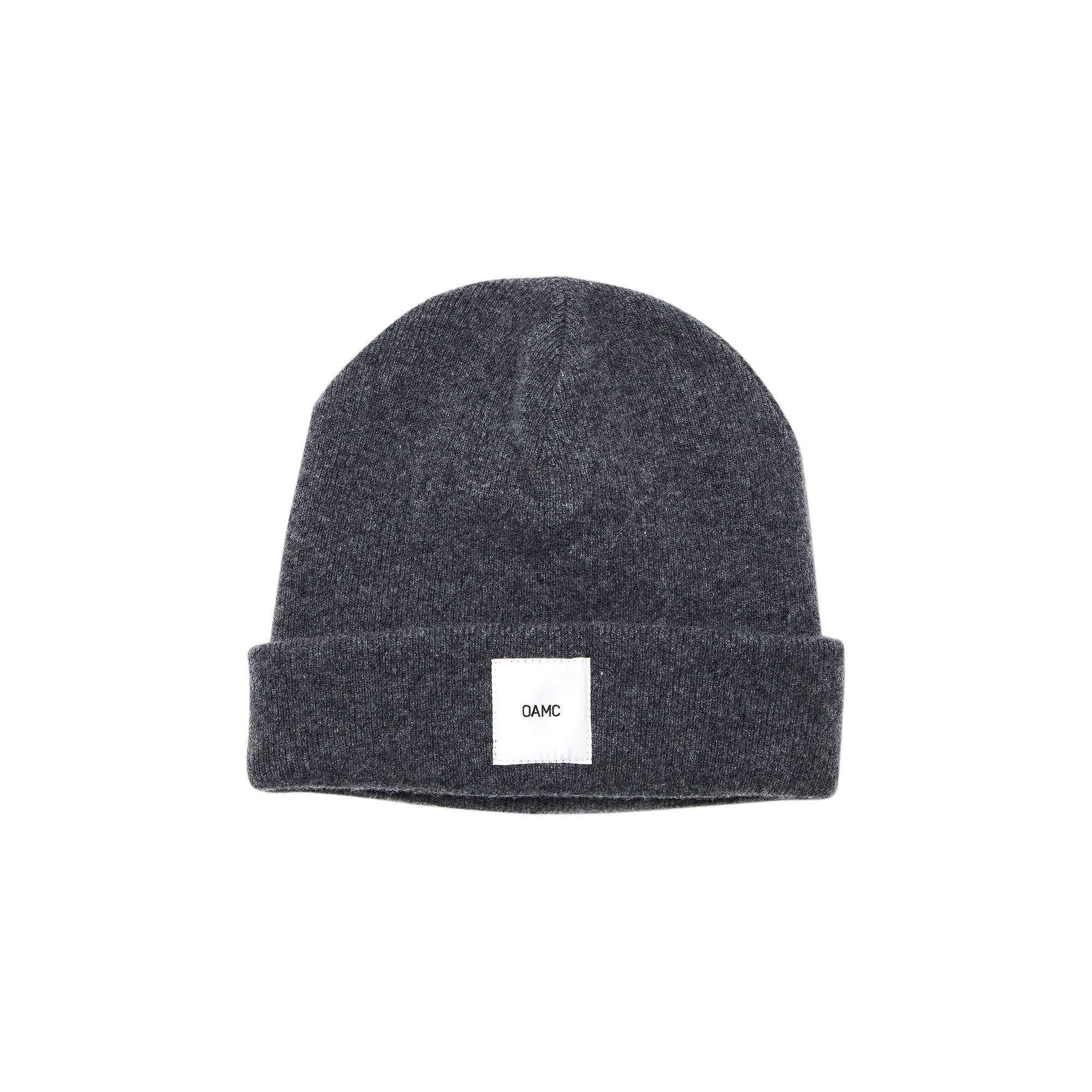 Pre-owned Oamc Whistler Beanie 'stone Grey'