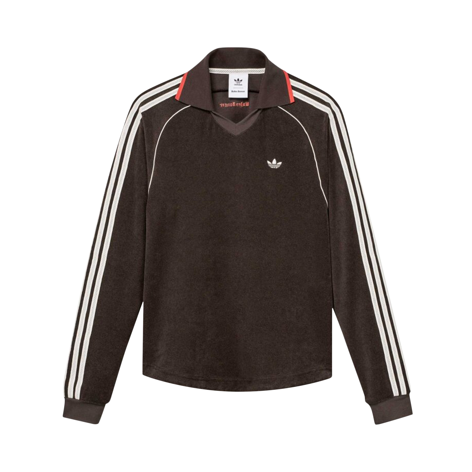 Pre-owned Adidas Originals Adidas X Wales Bonner Long Sleeve Towel Shirt 'brown'
