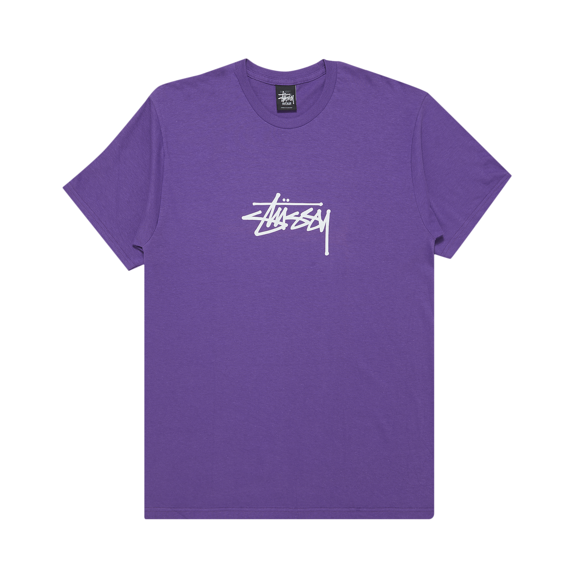 Pre-owned Stussy Basic Stock Tee 'purple'