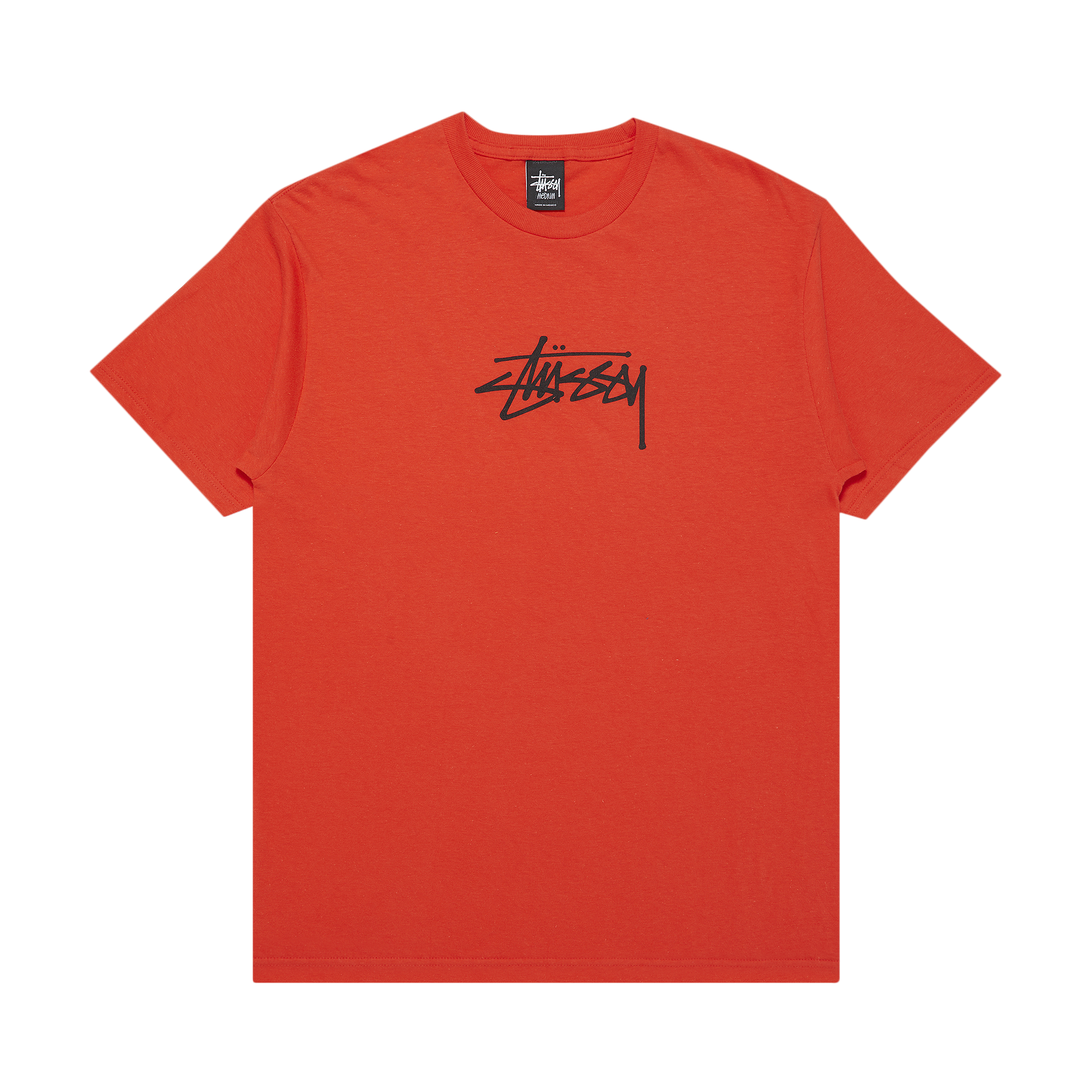 Pre-owned Stussy Basic Stock Tee 'red'