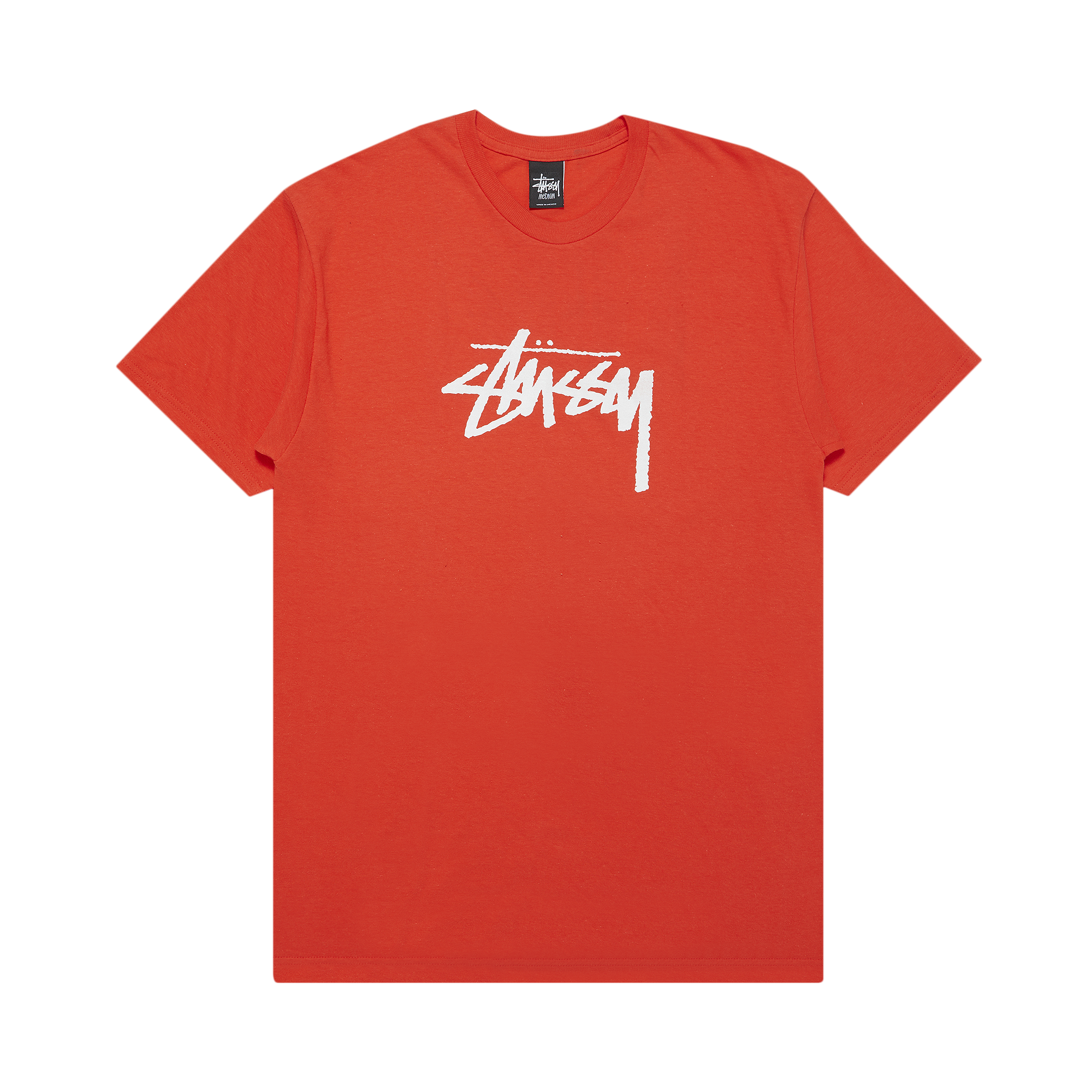 Pre-owned Stussy Stock Tee 'red'