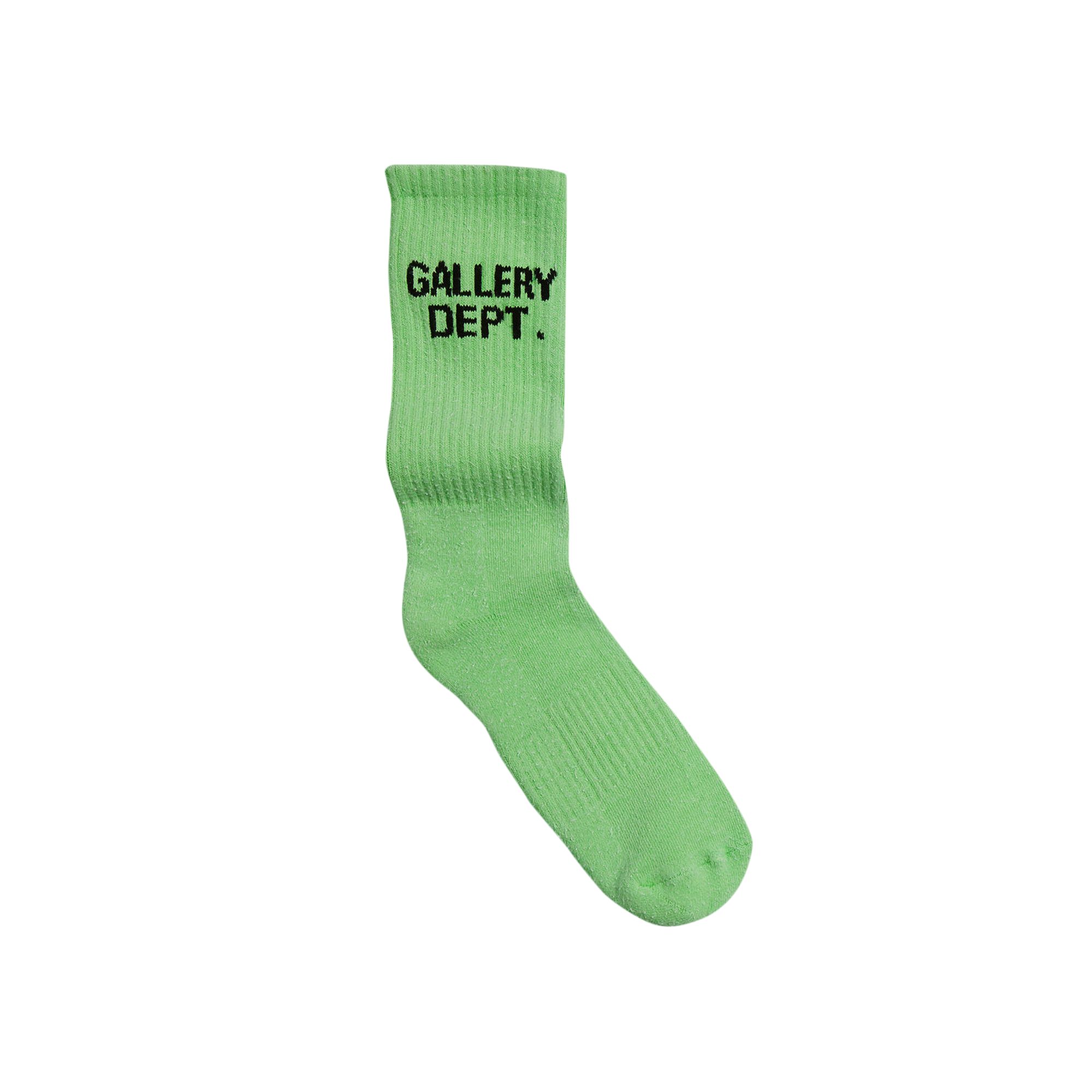 Pre-owned Gallery Dept. Clean Socks 'flo Green'