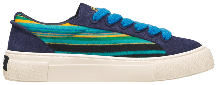 コラボ【Dior x Denim Tears】B33 Sneaker Blue Denim PeaceSign Buy Denim Tears x Dior B33 'Dior Tears - Blue Mohair
