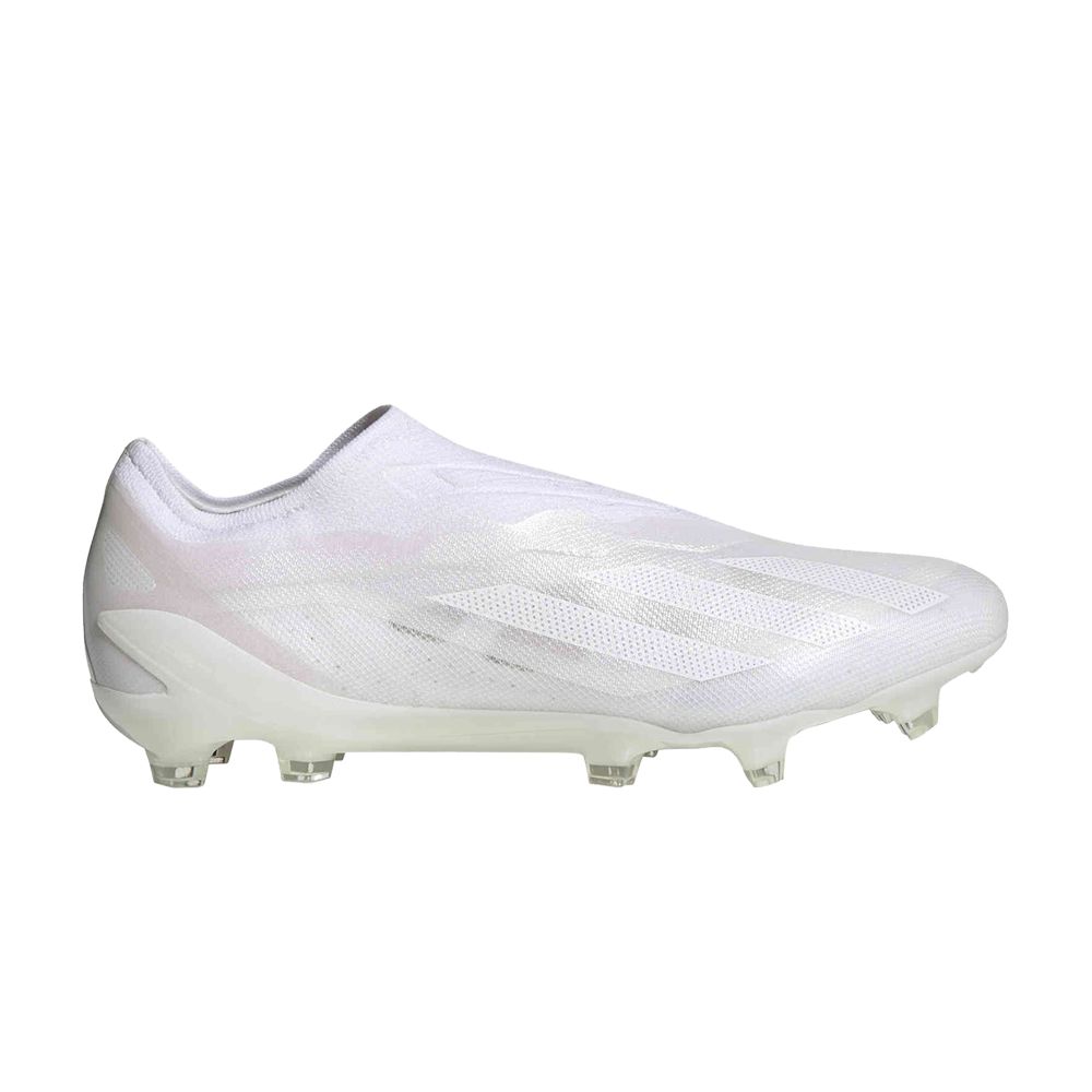 adidas X Crazyfast.1 Laceless FG 'Pearlized Pack' | White | Men's Size 9