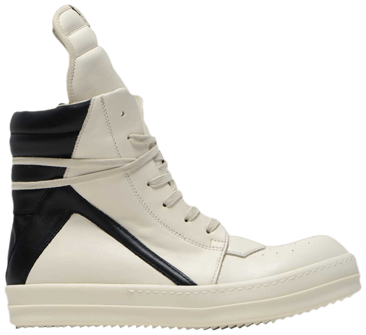 Rick Owens Luxor Geobasket High 'Milk Black'