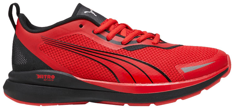 Puma Kruz Nitro Big Kid Red Black