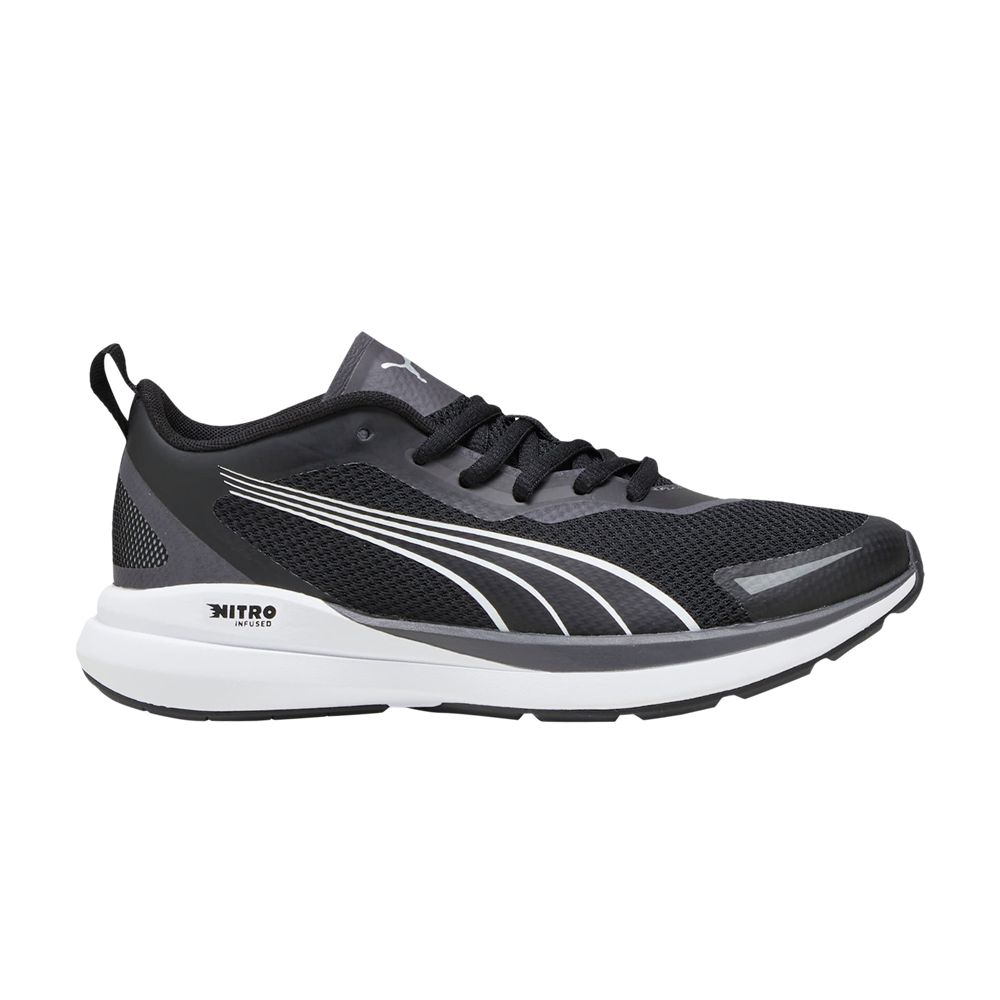 Pre-owned Puma Kruz Nitro Big Kid 'black Silver' | Kid's Size 4