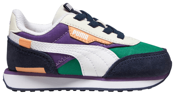 Puma Future Rider Play On Toddler Archive Green Purple Pop