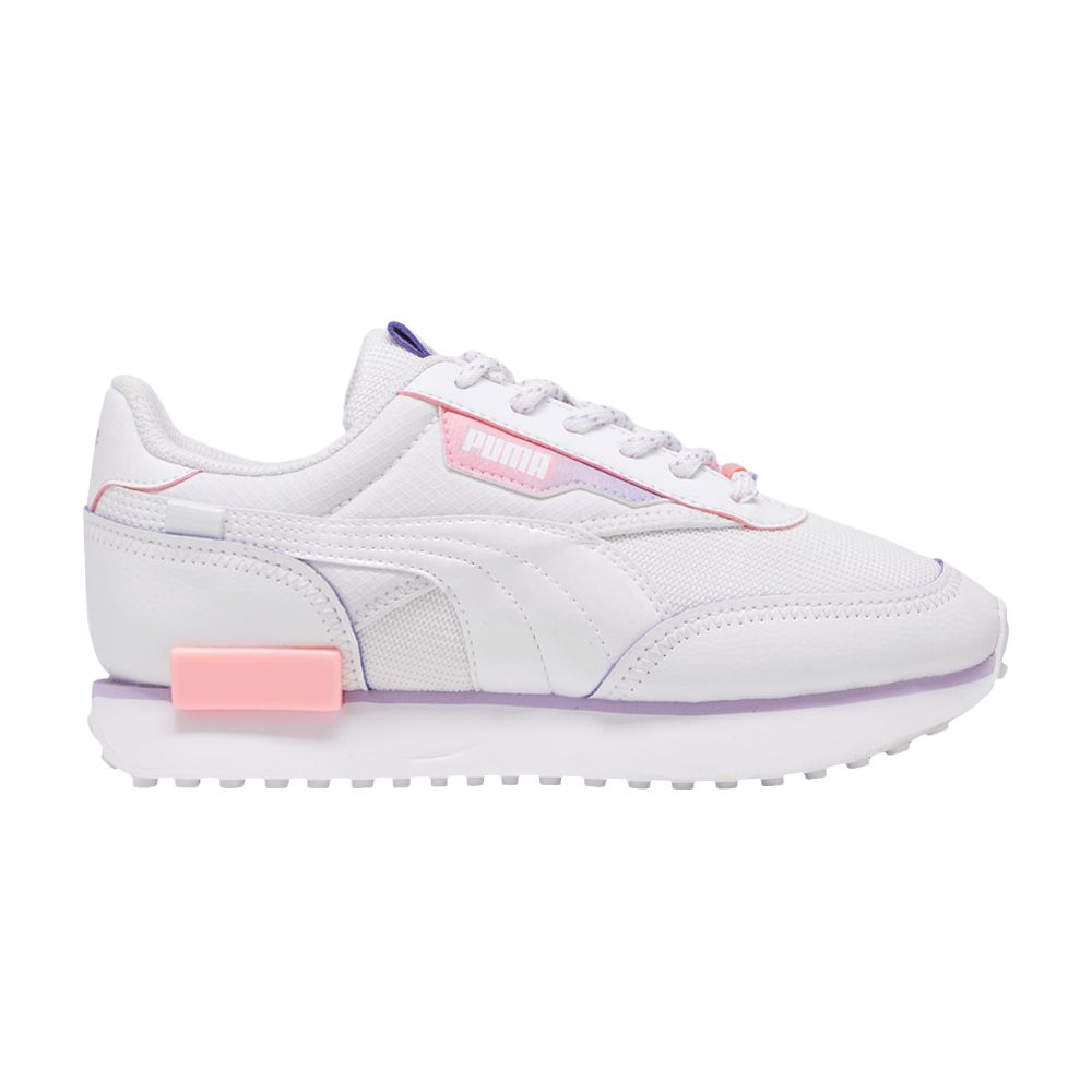 Pre-owned Puma Future Rider Big Kid 'cosmic Girl' | White | Kid's Size 4.5