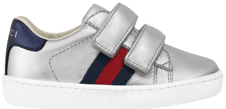 Gucci Ace Toddler Silver