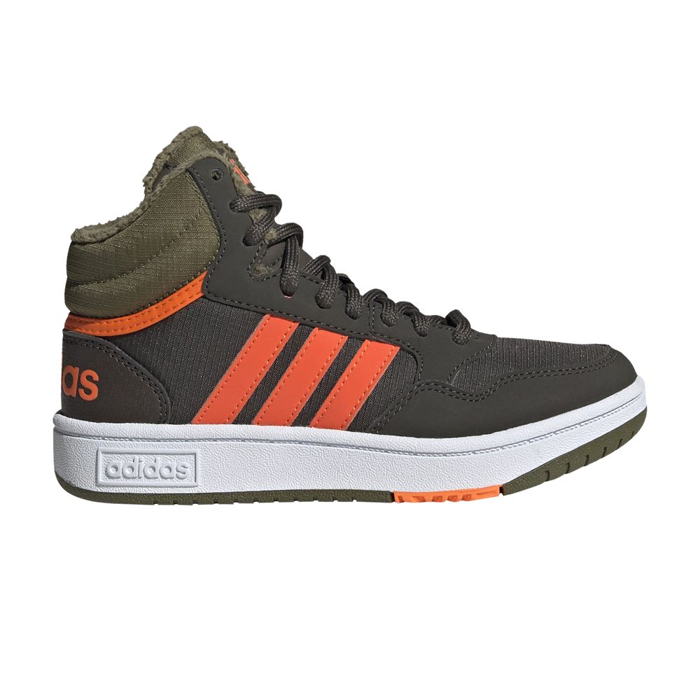 Hoops 3.0 Mid J 'Shadow Olive Impact Orange' - GW4486