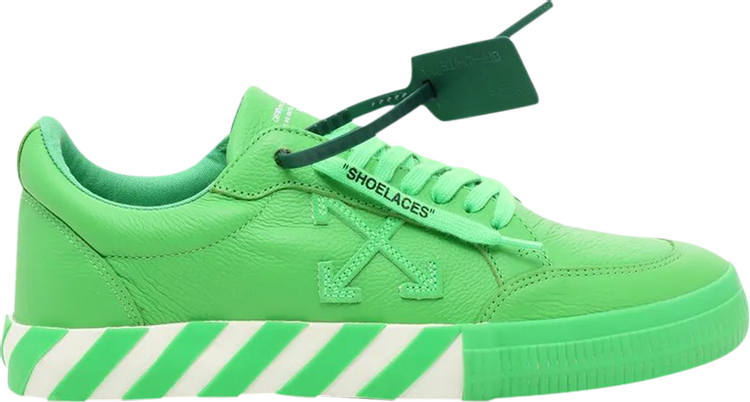 Buy Off-White Vulc Sneaker 'Lime Green' - OMIA085S22LEA002 5555 | GOAT