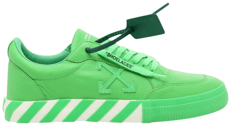 Buy Off-White Vulc Sneaker 'Lime Green' - OMIA085S22LEA002 5555 | GOAT