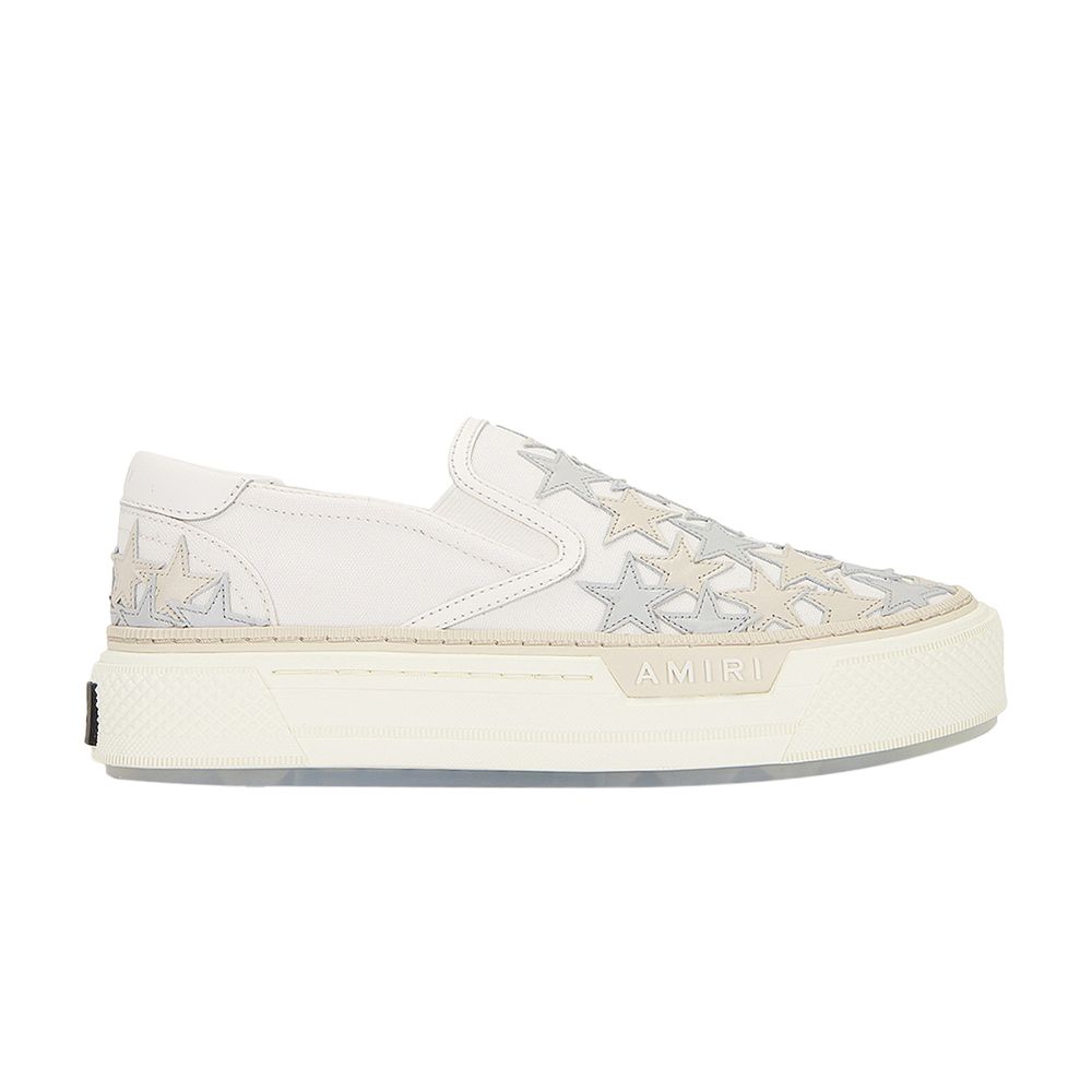 Pre-owned Amiri Stars Court Slip-on 'alabaster' | Cream | Men's Size 45