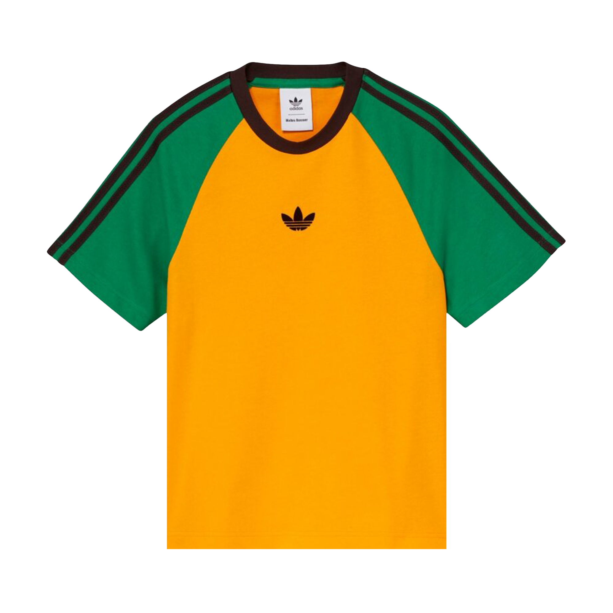 Pre-owned Adidas Originals Adidas X Wales Bonner Short Sleeve Tee 'collegiate Gold' In Multi-color
