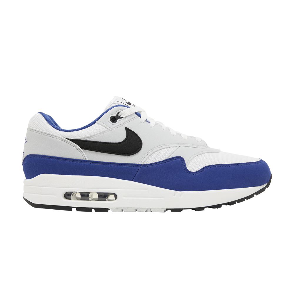 Pre-owned Nike Air Max 1 'deep Royal Blue' In White