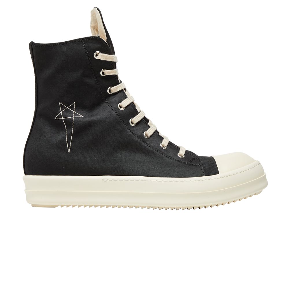 Rick Owens Rick Owens EDFU DRKSHDW Pentagram Embroidery High 'Black Pearl' | Men's Size 41.5