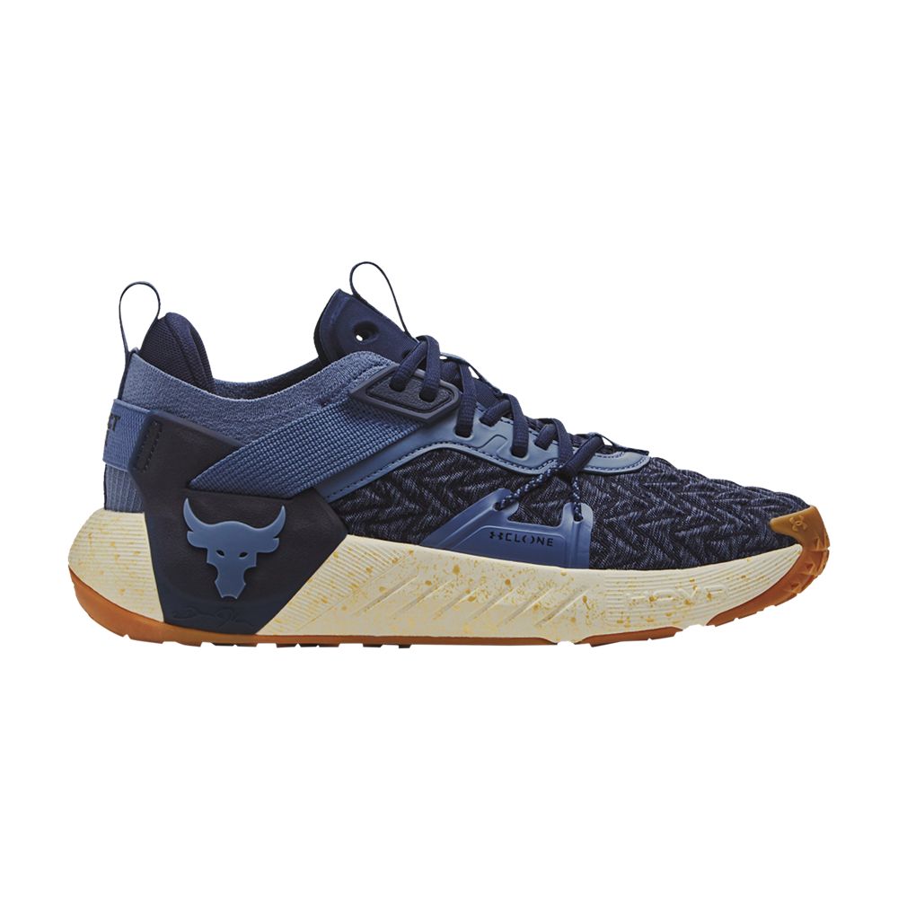 Pre-owned Under Armour Project Rock 6 'hushed Blue White Clay'