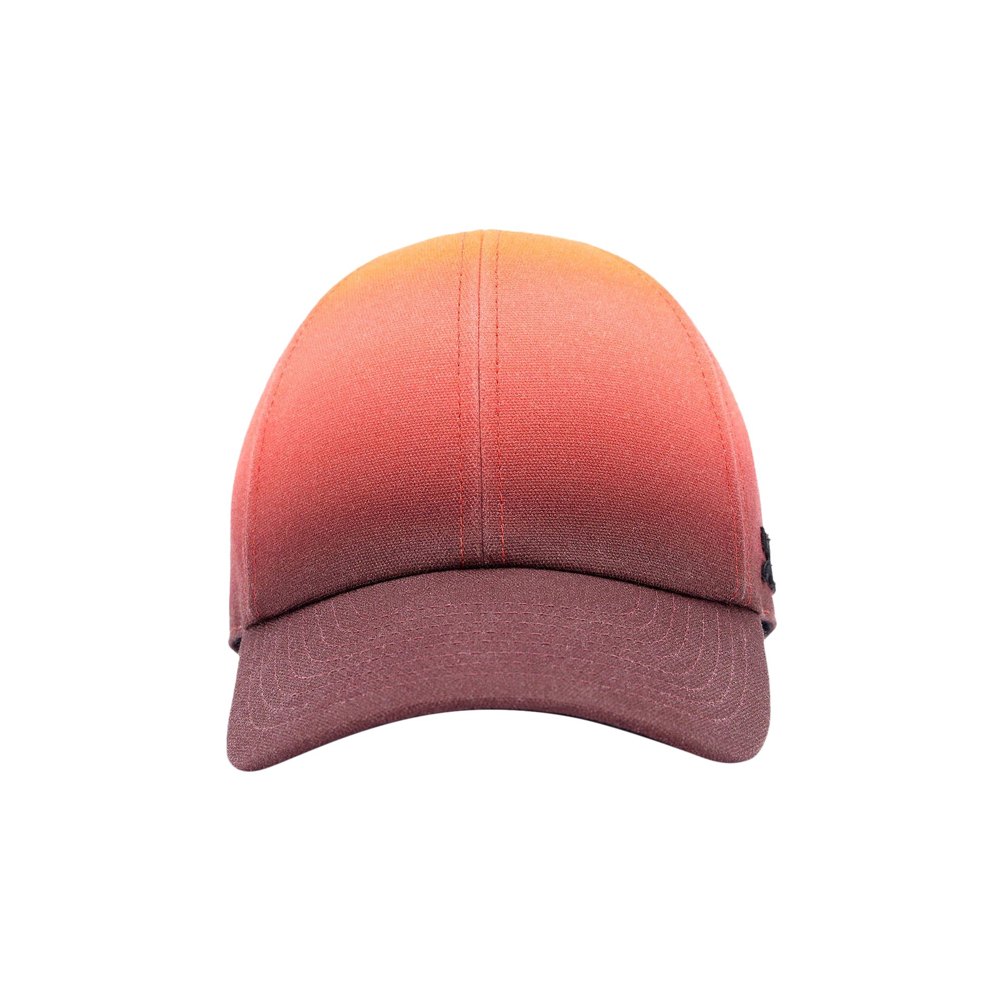 Courrèges Signature Cap 'Gradient Sunset' | Orange | Women's Size M