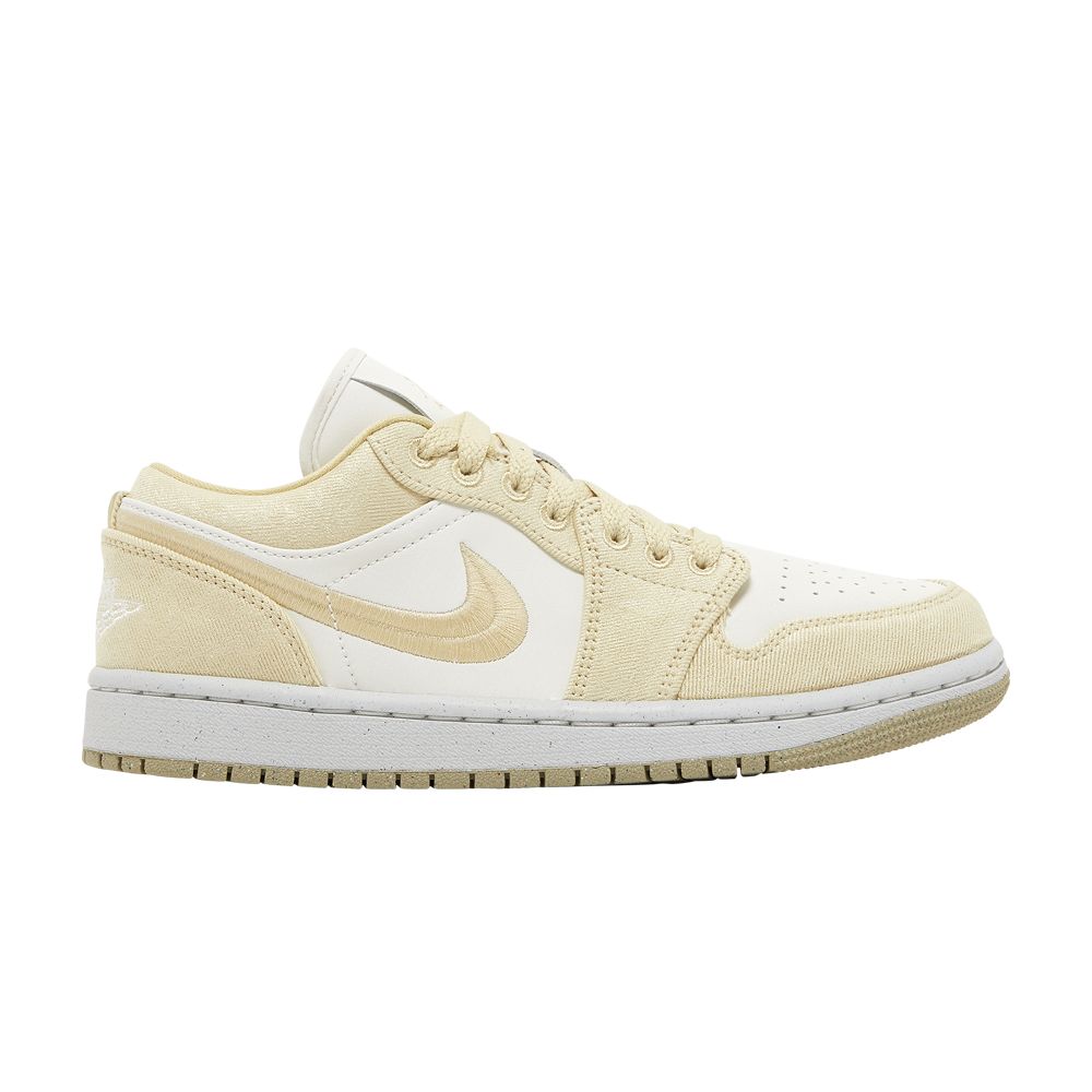 AIR JORDAN Pre-owned Wmns 1 Low Se 'team Gold' In Cream