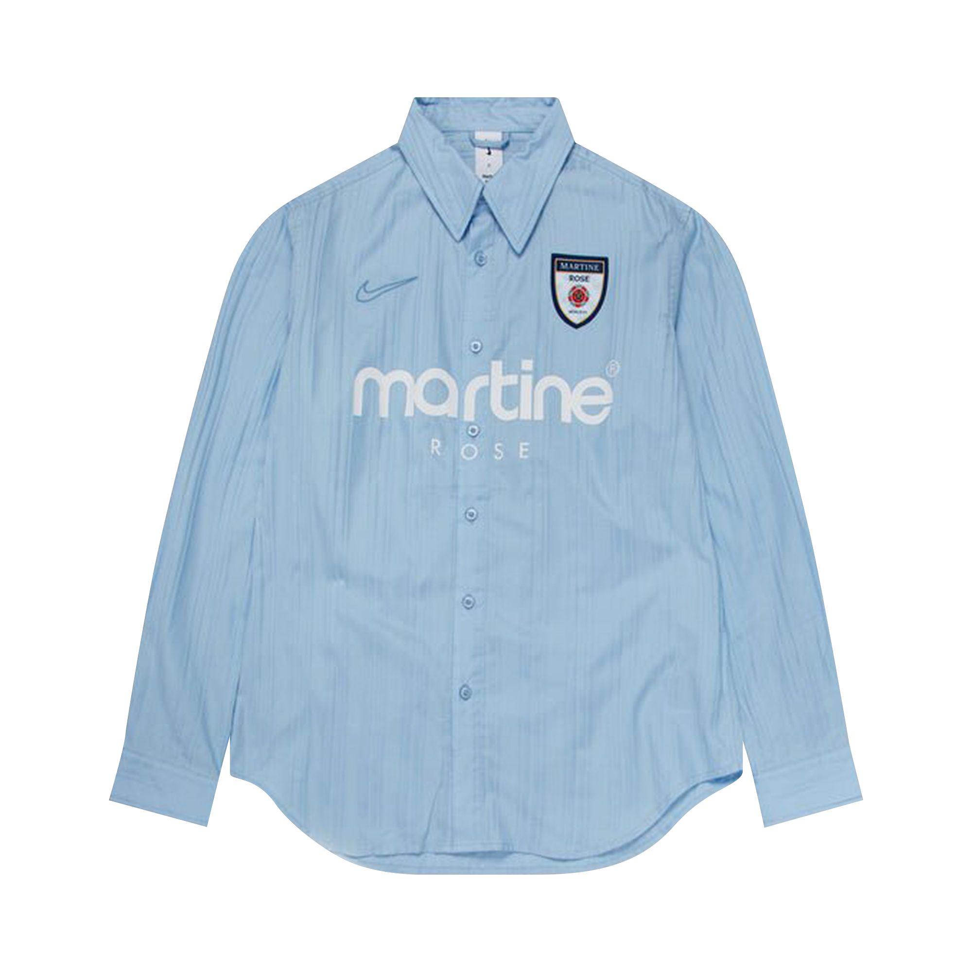 Nike x Martine Rose Dress Shirt 'Psychic Blue' | Men's Size 2XL