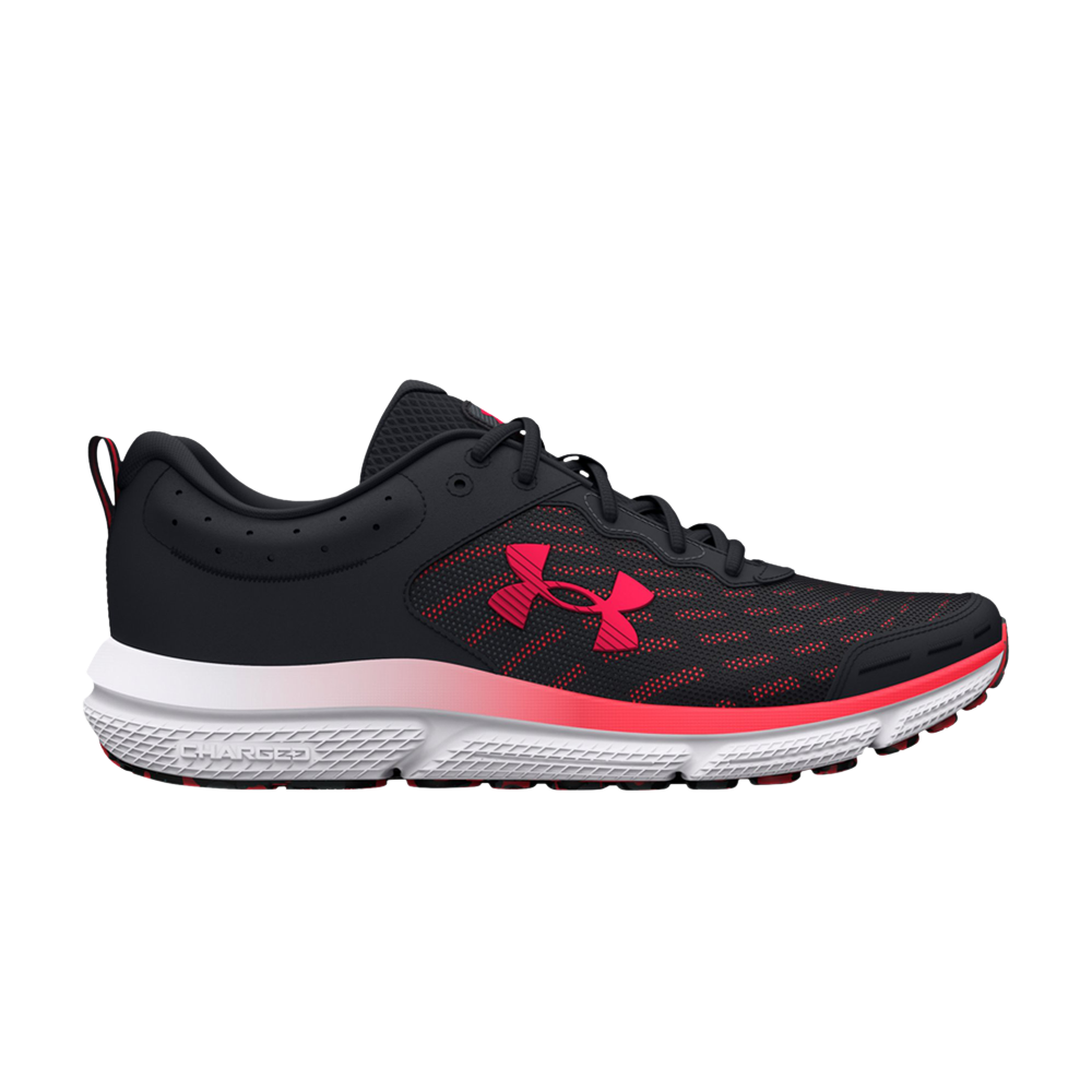 Pre-owned Under Armour Charged Assert 10 'black Red'