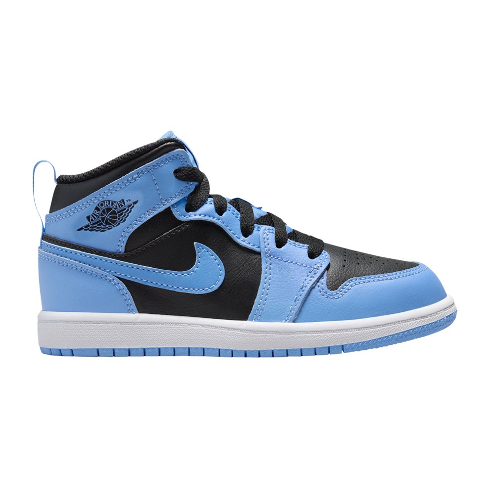 Air Jordan 1 Mid PS 'University Blue Black' | Kid's Size 13.5 - DQ8424-401
