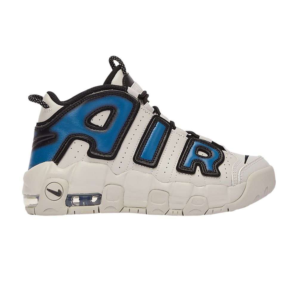 Pre-owned Nike Air More Uptempo '96 Ps 'industrial Blue' | Grey | Kid's Size 2.5