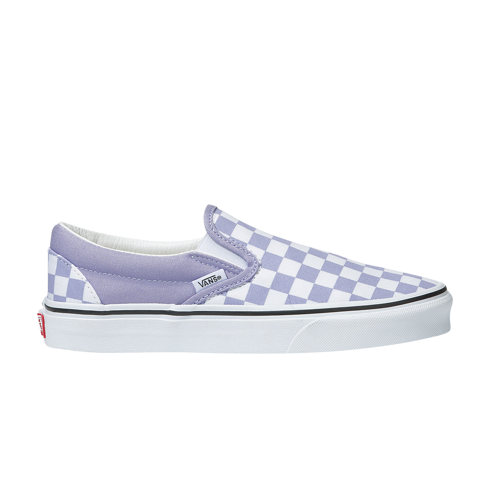 Pre-owned Vans Classic Slip-on 'checkerboard - Purple Heather'
