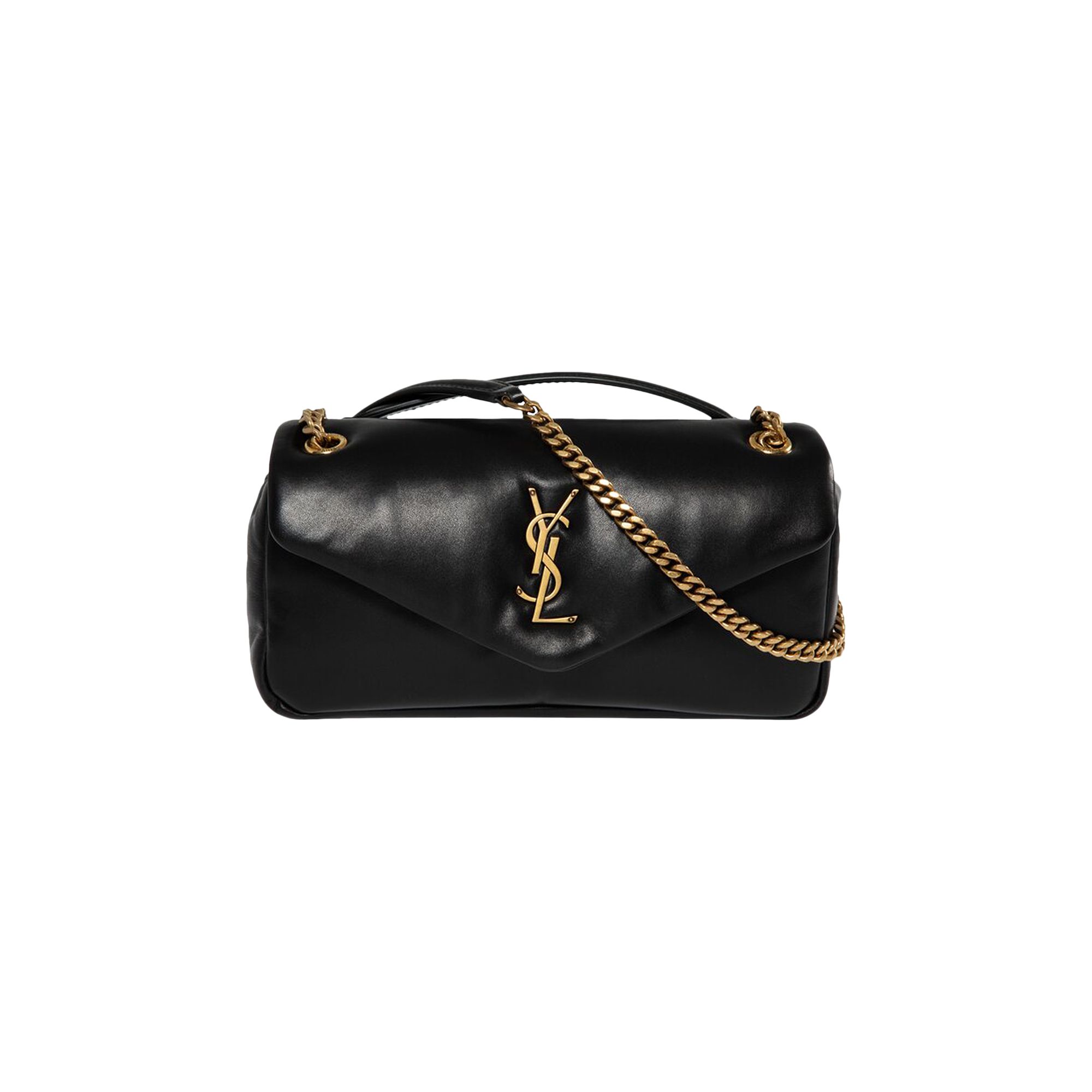 Saint Laurent Calypso Padded Shoulder Bag 'Black' | Women's Size Onesize