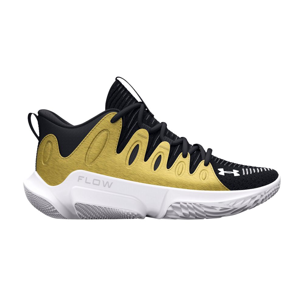 Pre-owned Under Armour Wmns Flow Breakthru 4 'black Metallic Gold'