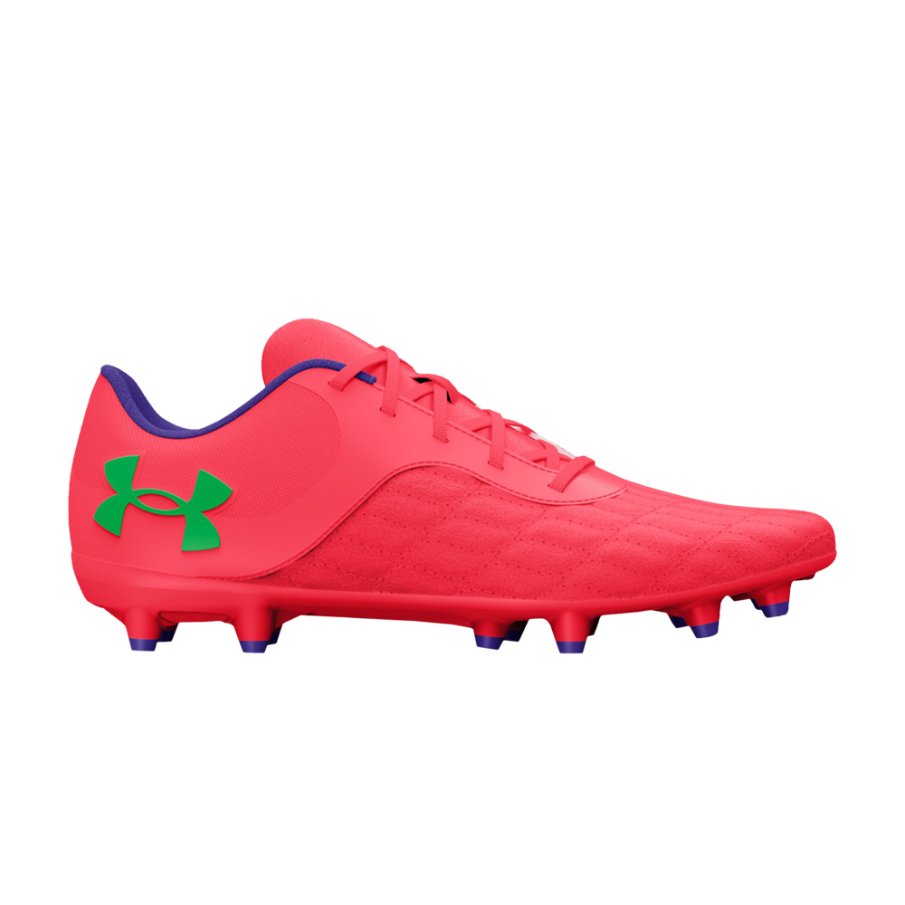 Pre-owned Under Armour Magnetico Select 3 Fg 'beta Green Screen' In Red