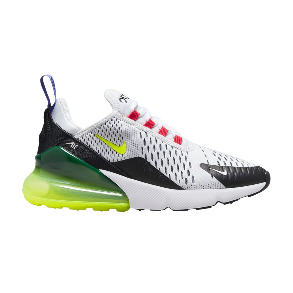 Pre-owned Nike Wmns Air Max 270 'white Volt Siren Red'