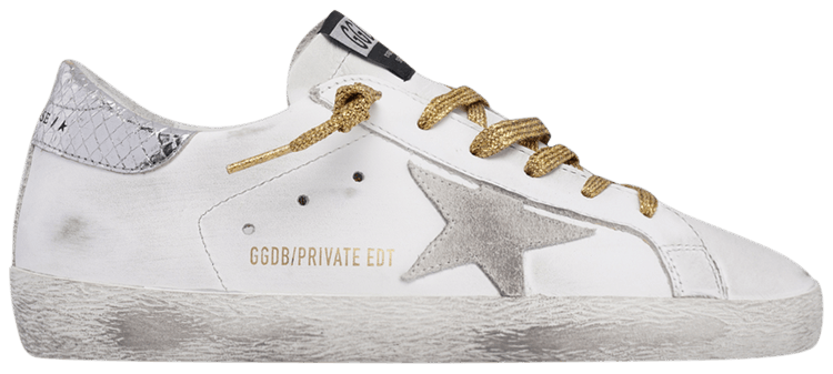 スニーカー Golden Golden Sneakers (GWF00101 F00271481579) Buy Golden Goose Wmns Superstar 'Silver Gold Mismatch