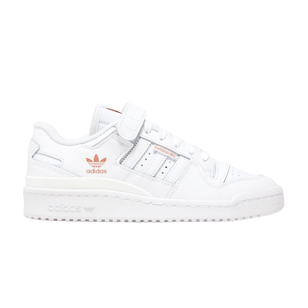 Click to view more detailed imagery on our partner's website Pre-owned Adidas Originals Wmns Forum Low 'white Rose Gold Metallic'