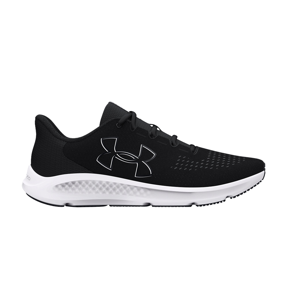 Pre-owned Under Armour Wmns Charged Pursuit 3 'big Logo - Black White'