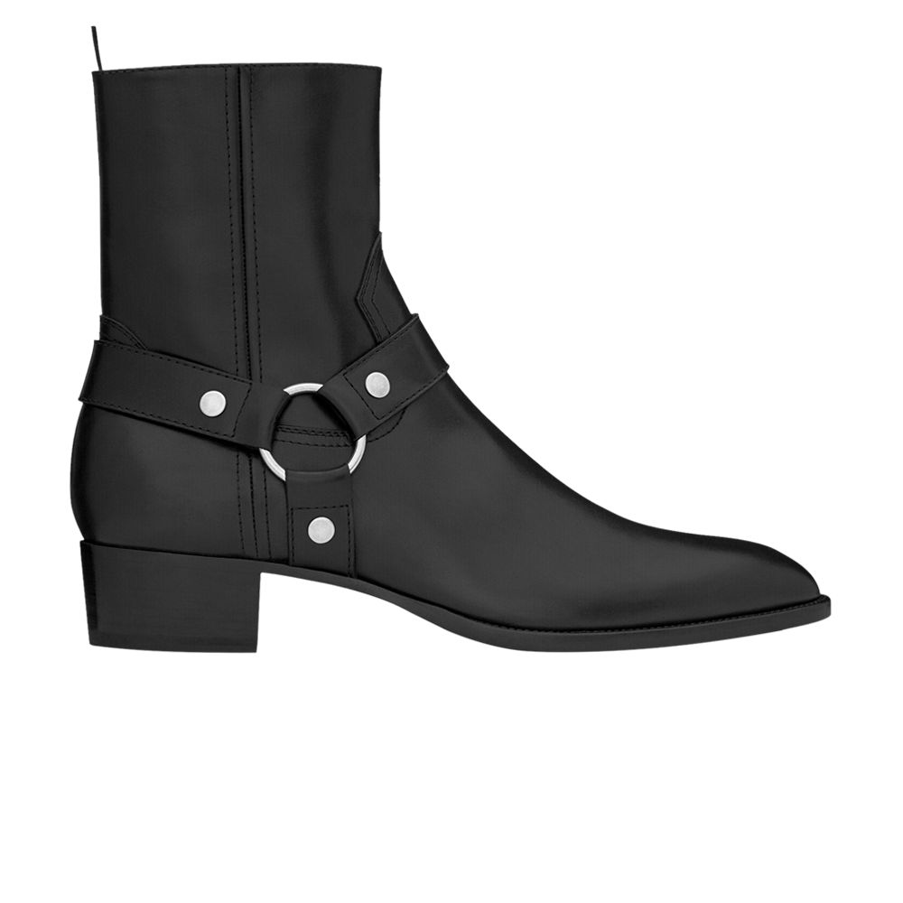 Saint Laurent Saint Laurent Wyatt Harness Boot 'Black' | Men's Size 44