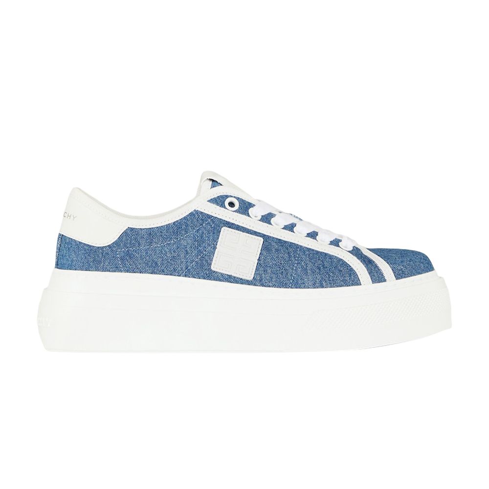 Pre-owned Givenchy Wmns City Platform Sneaker 'denim - Medium Blue' | Women's Size 38